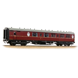 34-437 LNER Thompson Brake Composite Corridor BR Maroon (image for) 34-437 LNER Thompson Brake Composite Corridor BR Maroon